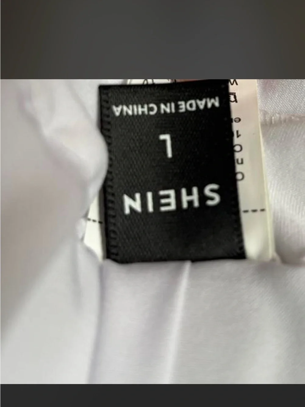 SHEIN White Men's Swim Hybrids with Black Drawstring and Ace Motif